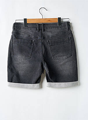 Short fermeture zippée sous rabat boutonné taille normale noir WAXX homme
