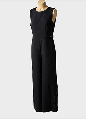 Combi-pantalon sans manche sans manche noir GOA GOA femme