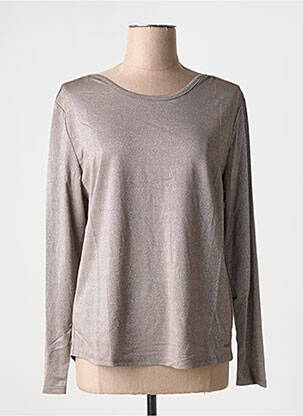 T-shirt manches longues manches longues marron SUN VALLEY femme