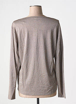 T-shirt manches longues manches longues marron SUN VALLEY femme