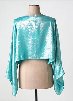 Blouse col rond manches longues bleu GOA GOA femme