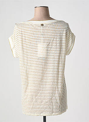 T-shirt coupe droite manches courtes beige FRACOMINA femme