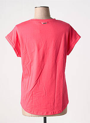 T-shirt coupe droite manches courtes rouge GOA GOA femme