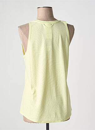 Débardeur stretch sans manche jaune NEW BALANCE femme