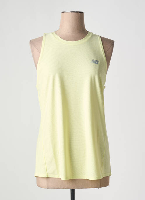 Débardeur jaune NEW BALANCE pour femme