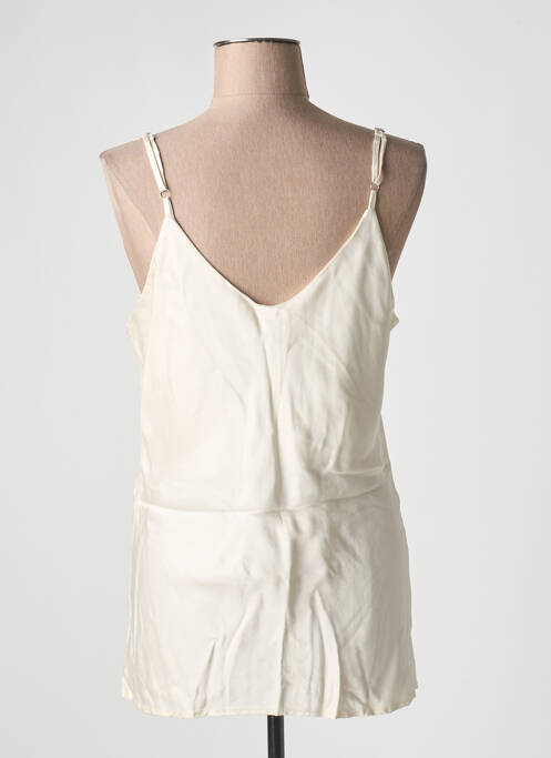 Top beige LAUREN VIDAL pour femme