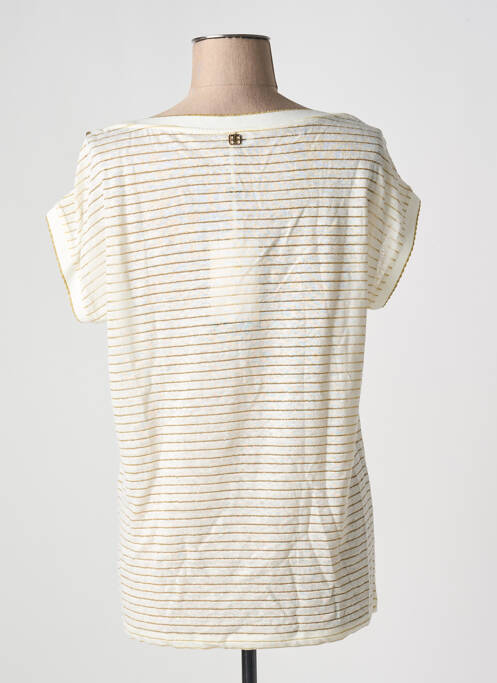 T-shirt beige FRACOMINA pour femme