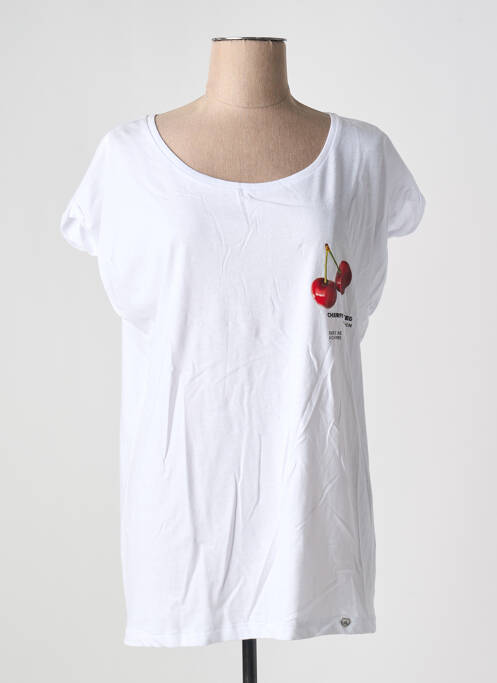 T-shirt blanc PLEASE pour femme