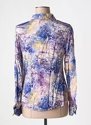 Chemisier coupe cintrée manches longues violet GOA GOA femme
