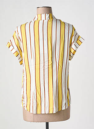 Chemisier manches courtes manches courtes jaune FRACOMINA femme