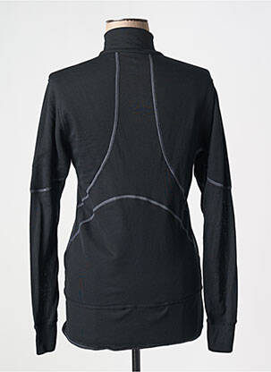 Pull coupe cintrée manches longues noir ODLO femme