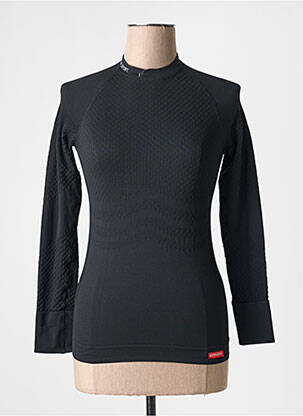 Sous-pull stretch manches longues noir DAMART femme