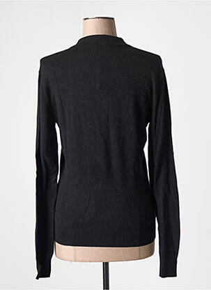 Pull coupe cintrée manches longues noir FRACOMINA femme