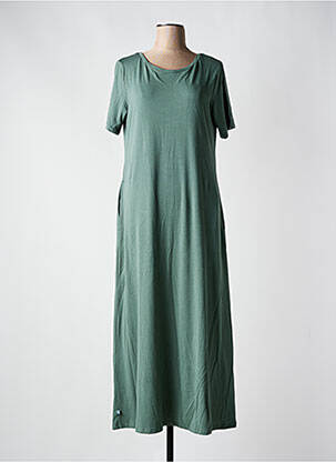 Robe longue manches courtes manches courtes vert RAGWEAR femme
