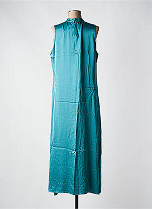 Robe longue sans manche sans manche vert LAUREN VIDAL femme
