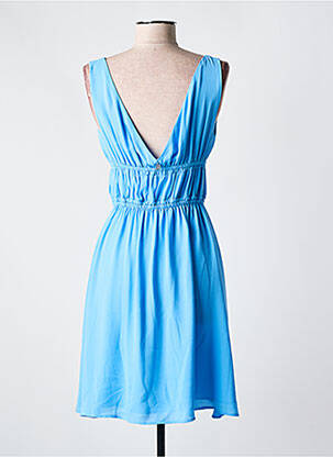 Robe courte sans manche sans manche bleu FRACOMINA femme