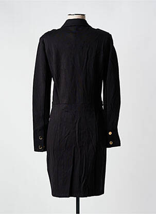 Robe courte manches longues manches longues noir FRACOMINA femme