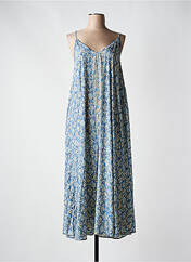 Robe longue bleu LAUREN VIDAL pour femme seconde vue