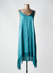 Robe mi-longue bleu LAUREN VIDAL pour femme seconde vue