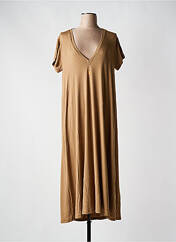 Robe mi-longue marron PLEASE pour femme seconde vue