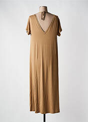 Robe mi-longue marron PLEASE pour femme seconde vue