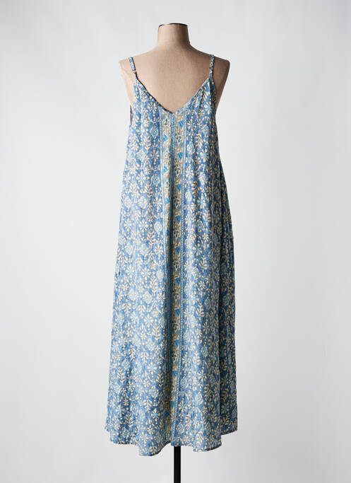 Robe longue bleu LAUREN VIDAL pour femme