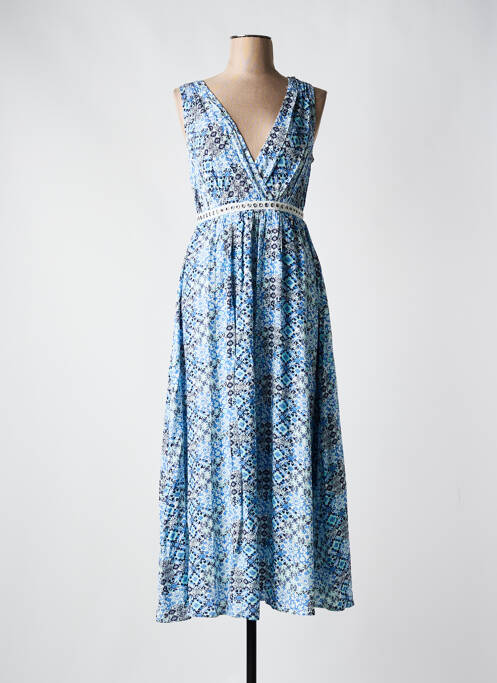 Robe mi-longue bleu GOA GOA pour femme