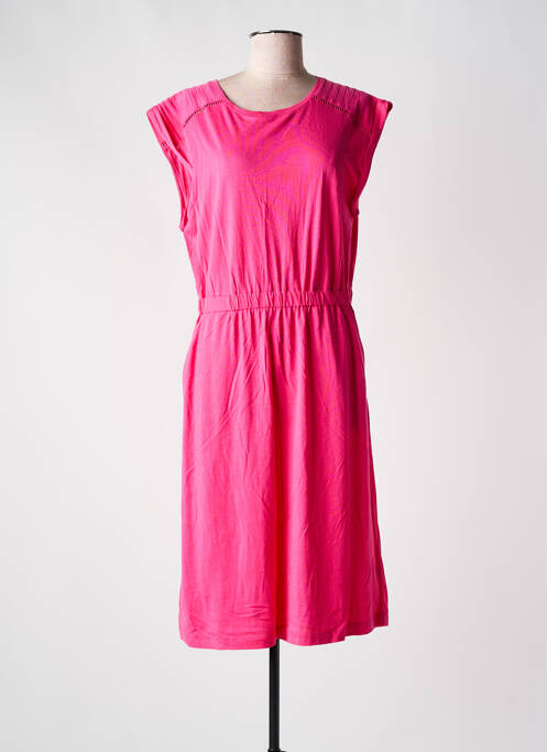 Robe mi-longue rose RAGWEAR pour femme