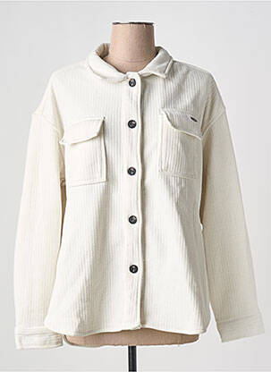 Veste casual coupe droite beige SUN VALLEY femme