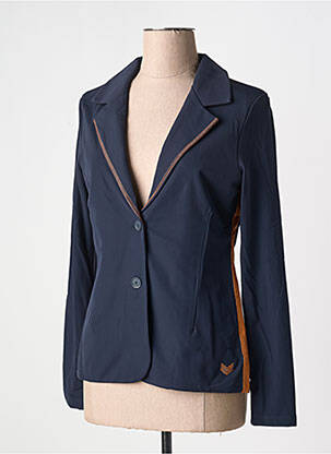 Blazer poches bleu HBT femme