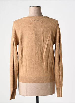 Gilet manches longues stretch marron FRACOMINA femme
