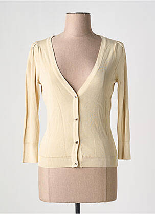 Gilet manches longues manches 3/4 beige FRACOMINA femme