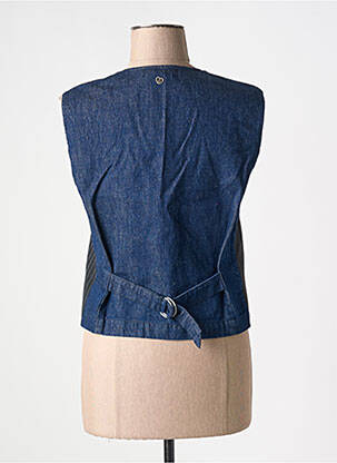 Gilet sans manche coupe cintrée noir PLEASE femme