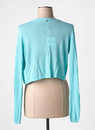 Boléro manches longues bleu ESSENTIALS BY GOA GOA femme