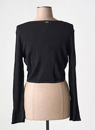 Gilet manches longues stretch noir FRACOMINA femme