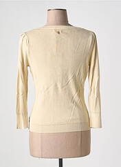 Gilet manches longues beige FRACOMINA pour femme seconde vue