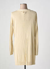 Gilet manches longues beige FRANCO CIMADAMORE pour femme seconde vue