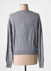 Gilet manches longues gris FRACOMINA pour femme seconde vue