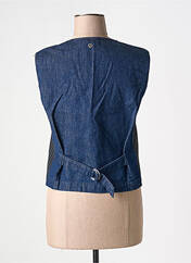 Gilet sans manche noir PLEASE pour femme seconde vue