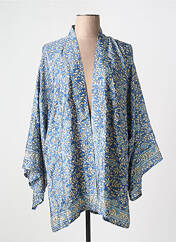 Veste kimono bleu LAUREN VIDAL pour femme seconde vue