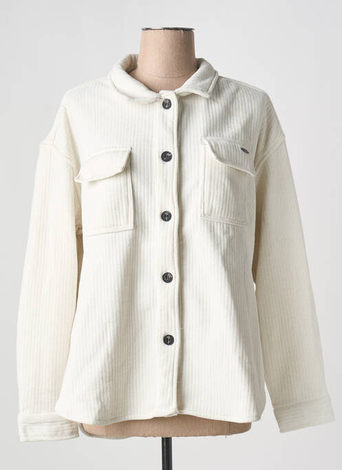 Veste casual coupe droite beige SUN VALLEY femme
