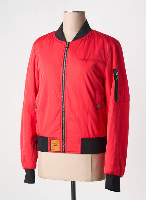 Blouson rouge BOMBERS pour femme