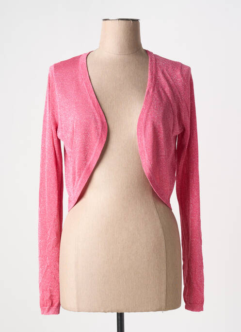 Boléro rose ESSENTIALS BY GOA GOA pour femme