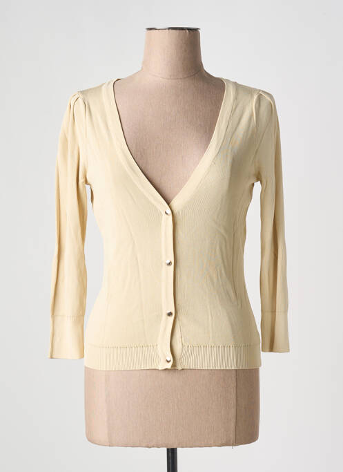 Gilet manches longues beige FRACOMINA pour femme