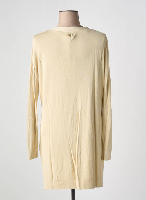 Gilet manches longues beige FRANCO CIMADAMORE pour femme