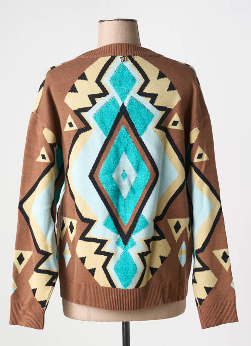 Gilet manches longues marron FRACOMINA pour femme