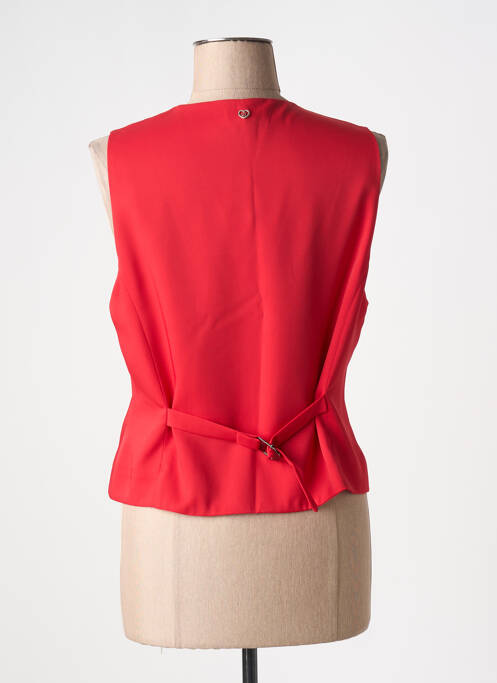 Gilet sans manche rouge PLEASE pour femme