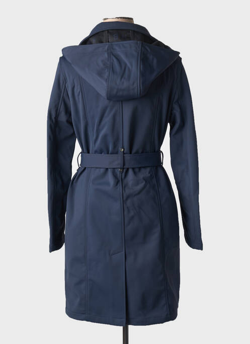 Trench bleu HBT pour femme