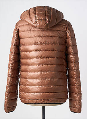 Doudoune poches a capuche marron PULL IN homme