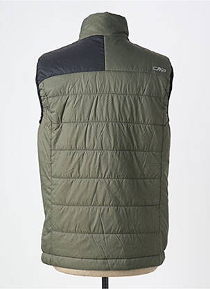 Doudoune finition intérieure doublure satiné sans capuche vert CMP homme